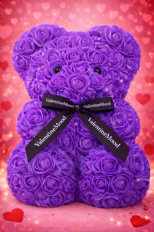 Nounours en Roses Premium – Déclaration d’Amour Inoubliable