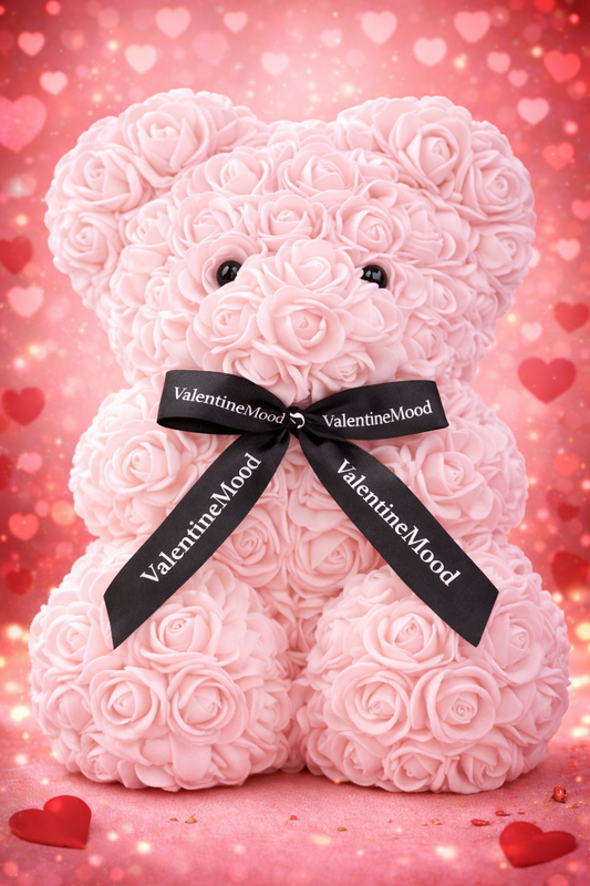 Nounours en Roses Premium – Déclaration d’Amour Inoubliable